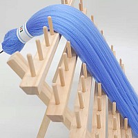 Leticia Sky Blue Braiding Hair Pre Stretched Kanekalon Prestretched Braiding Hair