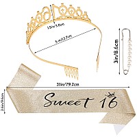 16th Birthday Tiara and Sash Kit- 