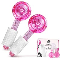 Hana Emi Ice Globes For Face Unbreakable Ice Roller For Face And Eyes Cryo Globes For Facials Antiage Antiwrinkle Face G