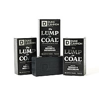 Duke Cannon Supply Co Big Lump Of Coal Soap Bar For Men Holiday Edition Bergamot Black Pepper Scent Superior Grade Extra L