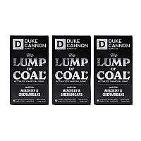 Duke Cannon Supply Co Big Lump Of Coal Soap Bar For Men Holiday Edition Bergamot Black Pepper Scent Superior Grade Extra L