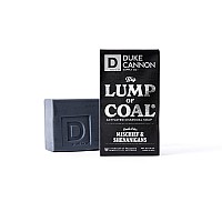 Duke Cannon Supply Co Big Lump Of Coal Soap Bar For Men Holiday Edition Bergamot Black Pepper Scent Superior Grade Extra L