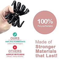 Large Octopus Hair Clips For Thick And All Hair Types 32 Strong Hold Jumbo Hair Jaw Clips For Women And Girls 6 Packs Black