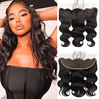 13X4 Lace Frontal Body Wave Human Hair Skinlike Real Hd Lace Frontal Ear To Ear Transparent Lace Frontal Unprocessed Brazilian V