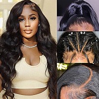 13X4 Lace Frontal Body Wave Human Hair Skinlike Real Hd Lace Frontal Ear To Ear Transparent Lace Frontal Unprocessed Brazilian V