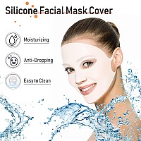 32 Pcs Facial Chest Neck Silicone Pad Reusable Face Forehead Patches Facial Sleeping Mask Cover For Smoothing Facial Chest Neck