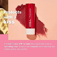 Coola Organic Tinted Lip Balm Mineral Sunscreen With Spf 30 Dermatologist Tested Lip Care For Daily Protection Vegan Variet