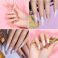 White Poly Extension Gel Rosalind 80Ml White Poly Nail Gel Builder For Nail Art Decoration Nail Thickening Extension Easy To D