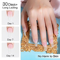 Clear Acrylic Poly Extension Gel Rosalind 80Ml Poly Nail Gel Builder For Nail Art Decoration Nail Thickening Extension Easy To