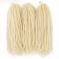 Kgbfass 3Packs Marley Braiding Hair 18Inch Afro Marley Hair For Twists Synthetic Kinky Braiding Hair Extensions 613