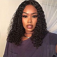 Legendhair Short Curly Bob Wigs 13X4 Hd Transparent Lace Front Human Hair Wigs Brazilian Virgin Kinky Curly Wigs For Black Women