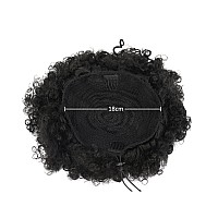 Afeels Postiche Cheveux Afro Chignon Ponytail Cheveux Afro Puff Soft Fried Head Elastic Hair Rope Synthetic Buns For Black Women