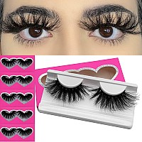 25Mm Mink Eyelashes Wholesale Ninglash 6 Pack False Eyelashes Dramatic Real Mink Eyelashes Thick Handmade Full Strip Lashes C