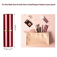 Falliny Retractable Makeup Brushes Travel Face Kabuki Blush Brush Portable Powder Brush With Cover For Blush Sunscreenbronze