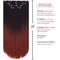 Clip Hair Extension, Black Hair Extensions 22