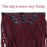 Burgundy Hair Extension,Clip Hair Extensions 18