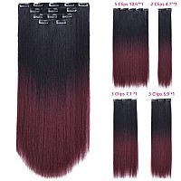 Clip Hair Extension, Black Hair Extensions 22