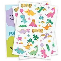 xo, Fetti Dinosaur Tattoos for Kids - 38 styles | Birthday Party Supplies Girl, Dinosaur Party Favors, T-rex Decorations