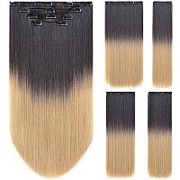 Clip Hair Extension, Black Hair Extensions 22