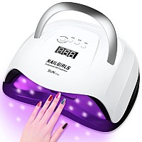 UV LED Nail Lamp, NAILGIRLS 168W Fast UV Light for Nails Gel Polish, Professional Curing with 4 Timer Setting Auto Sensor, LED Gel Nail Dryer for Fingernail and Toenail Home Salon Use, Nail Art Tools