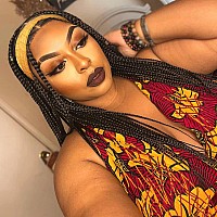 Box Braid Wigs For Black Women Braided Wigs Braided Headband Wigs For Black Women Faux Locs Wig Braided Ponytail Braids Wigs For