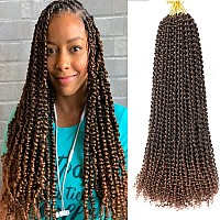 8 Packs Passion Twist Hair 30 Inch Passion Twist Crochet Hair For Black Women Water Wave Crochet Braiding Hair Extensions 30 In