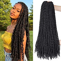 Showcoco 8 Packs Passion Twist Hair 30 Inch Water Wave Crochet Hair For Passion Twist Crochet Braiding Hair Long Bohemian Hair B