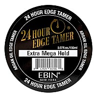 Ebin New York 24 Hour Edge Tamer Extra Mega Hold 507Oz 150Ml No Flaking No White Residue Shine Moisture And Prevent Br