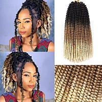 Xtrend 12 Inch 2 Packs Spring Twist Hair For Butterfly Faux Locks Crochet Braiding Hair Synthetic Fluffy Hair Extension For Wome