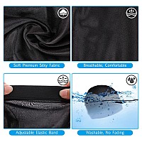 Molain 2Pcs Wave Cap For Men Silky Stocking Caps For 360 540 720 Waves Satin Silk Durag Good Compression Wave Caps Shower Cap Ba