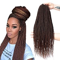 Nayoo Senegalese Twist Crochet Hair 8 Packs 18 Inch Crochet Hair For Black Women 35 Strandspack Small Twist Crochet Hair Hot