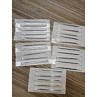 50PCS Mixed Body Piercing Needles, 12G 14G 16G 18G 20G Stainless Steel Sterile Disposable Ear Nose Navel Nipple Lip Piercing Needles