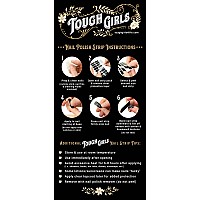 Tough Girls Nail Polish Strips 20 Stylish Strips Brighter Thicker Tougher Includes Cuticle Stick Nail File Nail Wi