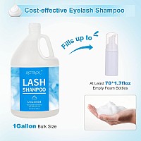 Actrol Eyelash Extension Cleanser Gallon Unscented 38L Natural Lash Extension Shampoo Professional Eyelid Foaming Cleanser Para