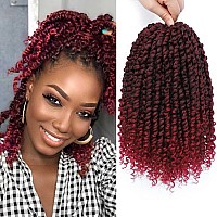 Nice One Pretwisted Passion Twist Hair 8 Packs 112 Strands Pre Looped Passion Twist Braiding Hair For Women Short Passion Twi