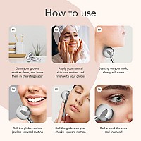 Hana Emi Ice Globes For Face Unbreakable Ice Roller For Face And Eyes Cryo Globes For Facials Antiage Antiwrinkle Face G