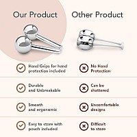 Hana Emi Ice Globes For Face Unbreakable Ice Roller For Face And Eyes Cryo Globes For Facials Antiage Antiwrinkle Face G