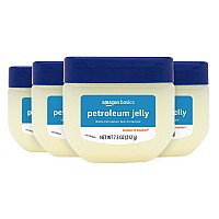 Amazon Basics Petroleum Jelly White Petrolatum Skin Protectant Unscented 75 Ounce Pack Of 4