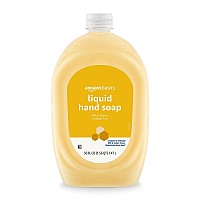 Amazon Basics Liquid Hand Soap Refill Milk And Honey Scent Triclosanfree 50 Fluid Ounces 2Pack Previously Solimo