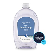 Amazon Basics Gentle Mild Clear Liquid Hand Soap Refill Triclosanfree 50 Fluid Ounces 1Pack Previously Solimo