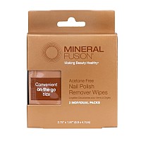 Mineral Fusion Nail Polish Remover Acetonefree Non Drying For Regular Shellac Nail Polishes 6 Ounce