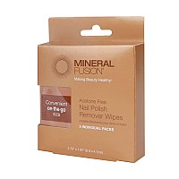 Mineral Fusion Nail Polish Remover Acetonefree Non Drying For Regular Shellac Nail Polishes 6 Ounce