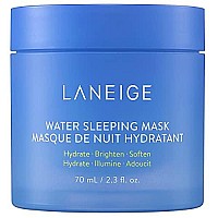 LANEIgE Water Sleeping Mask Overnight gel, Replenishes Skin to Brighten, clarify, Hydrate and Strengthen Skins Moisture Barrier with Sleep-biome technology and Squalane, 24 fl oz