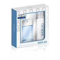 Sapil Solid Eau De Toilette & Deodorant Spray Set for Men