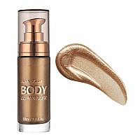 Maepeor Body Luminizer 6 Colors Waterproof Smooth Shimmer Face Body Glow Illuminator Nonsticky Liquid Body Highlight Illuminato