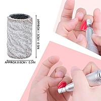 Sanding Rings Bands, 100Pcs Nail Art Sanding Bands Professional Manicure Sanding Rings Nail Salon Tools Grinder File Grit Sand Piece Set Dead Skin Nail Drill Bands For Salon Home Use(180#)