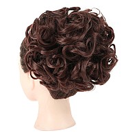 Elaine Combs Messy Bun Hair Piece Curly Dish Hair Buns Extension Thick Chignon Hairpiece Clip In Ponytail Scrunchies Hair Pieces