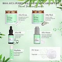 Facial Skin Care Set Spa Kit Gift For Women Ideas Selfcare Relaxation Gifts Skin Care Collection With Essential Oils Hya