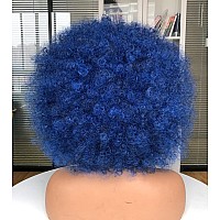 Annisoul Afro Wigs For Black Women Short Curly Afro Kinky Wig 70S Bouncy Huge Fluffy Puff Wigs Premium Synthetic For Cosplay And