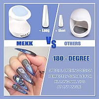 Mekk Mini Uv Light For Gel Nails Uv Light For Nails Innovative One Finger Uv Led Nail Lamp 16W Uv Nail Lamp Portable Led Nail La